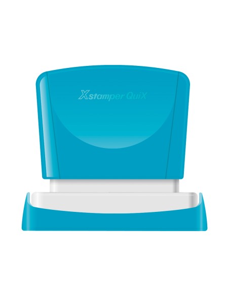 CI | Sello x'stamper quix personalizable color azul medidas 13x49 mm q-13