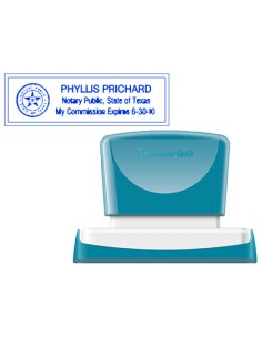CI | Sello x'stamper quix personalizable color azul...