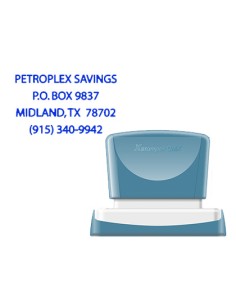 CI | Sello x'stamper quix personalizable color azul...