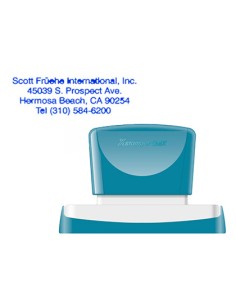 CI | Sello x'stamper quix personalizable color azul...