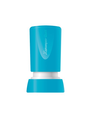 CI | Sello x'stamper quix personalizable color azul redondo diametro 14 mm q-32