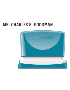 CI | Sello x'stamper quix personalizable color negro...