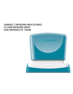 CI | Sello x'stamper quix personalizable color negro...