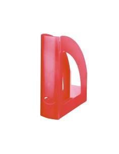 CI | Revistero q-connect plastico rojo translucido 2