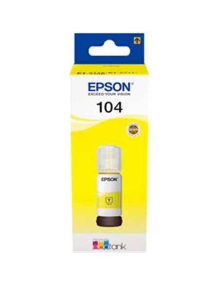 Botella de tinta ECOTANK® ORIGINAL C13T00P440 - nº104Y