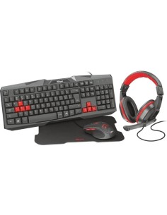 Pack Gaming Trust Gaming Ziva/ Teclado + Auriculares +...
