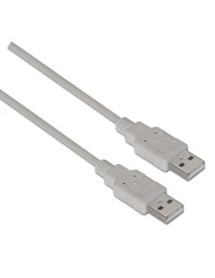 Cable USB 2.0  Aisens A101-0021/ USB Macho - USB Macho/...