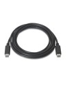 Cable usb 2.0 aisens a107-0055 - conectores usb tipo-c macho ambos extremos - 3a - 0.5m - negro