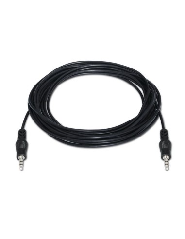 Cable estéreo aisens a128-0144 - jack 3.5/m-jack 3.5/m - negro - 10m