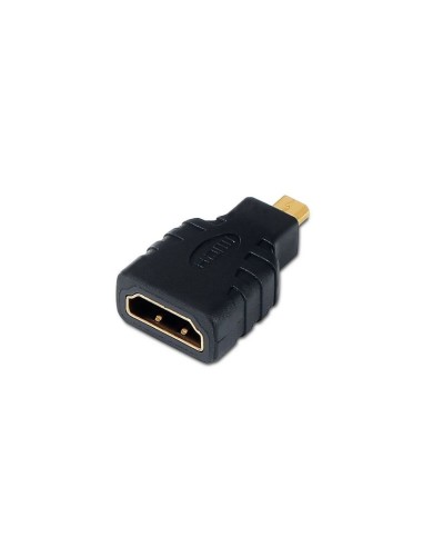 Adaptador hdmi a micro hdmi aisens a121-0125 - conectores hdmi tipo a hembra / micro hdmi tipo d macho - negro