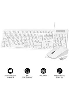 Teclado y Ratón Subblim Combo Business Slim Silencioso/...