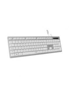 Teclado Subblim Wired Ergo Keys Silent Flat HQ/ Plata