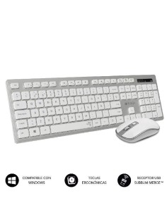 Teclado y Ratón Inalámbrico Subblim Combo Wireless Ergo...