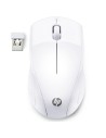 Ratón inalámbrico hp 220 snow white - 2.4ghz - 1200ppp - 3 botones - led azul - 1600dpi - nano receptor usb  - 1*aa