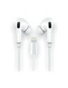 Auriculares Tech One Tech earTECH HOP TEC1202/ con Micrófono/ Lightning/ Blancos
