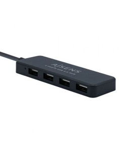 Hub USB 2.0 Aisens A104-0402/ 4 Puertos USB