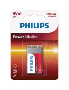 Pila Alcalina Philips 6LR61P1B/10/ 9V