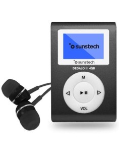 Reproductor mp3 sunstech dedaloiii 4gb black - pantalla...