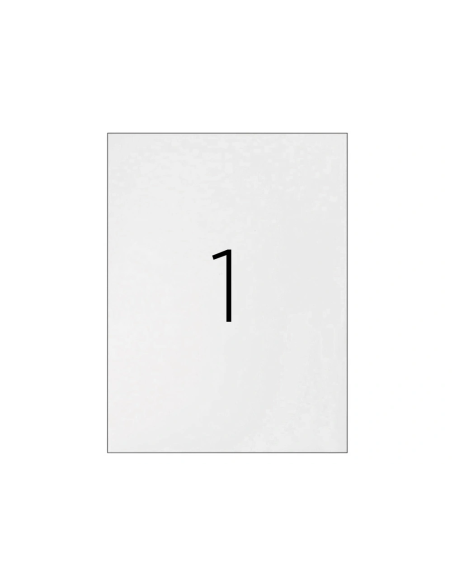 CI | Etiqueta adhesiva q-connect kf00228 -tamaño din a4 -para ink-jet -transparente -caja con 25 hojas din-a4