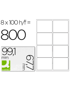 CI | Etiqueta adhesiva q-connect kf01588 tamaño 99,1x67,7...
