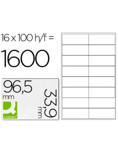 CI | Etiqueta adhesiva q-connect kf10651 tamaño 96,5x33,9...