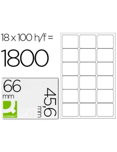 CI | Etiqueta adhesiva q-connect kf01583 tamaño 66x45,6...