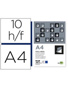 CI | Papel carbon liderpapel azul tamaño din a4 bolsa de...