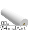 CI | Papel reprografia ppc para planos 914x170mt 80gr