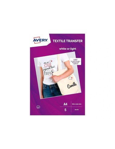 CI | Papel transfer avery para camisetas...