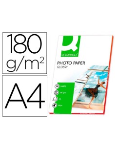 CI | Papel q-connect foto glossy din a4 alta calidad...