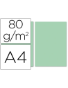 CI | Papel color liderpapel a4 80g/m2 verde paquete de 100