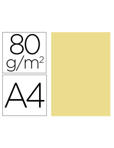 CI | Papel color liderpapel a4 80g/m2 amarillo paquete de...
