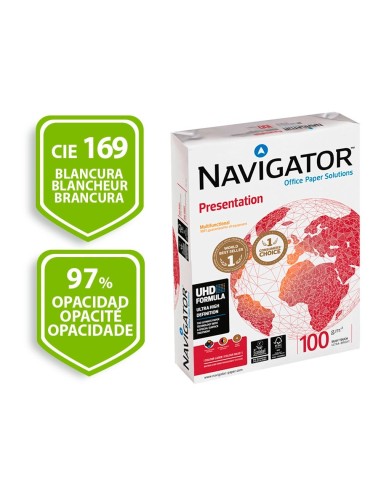 CI | Papel fotocopiadora navigator din a4 100 gramos papel multiuso ink-jet y laser-paquete de 500 hojas