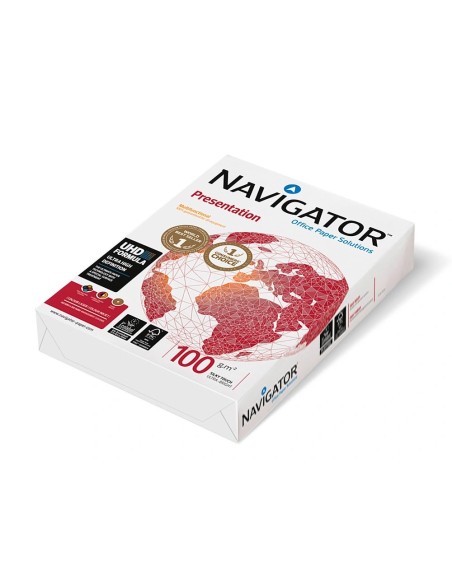 CI | Papel fotocopiadora navigator din a4 100 gramos papel multiuso ink-jet y laser-paquete de 500 hojas