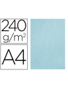 CI | Papel color liderpapel pergamino a4 240g/m2 azul pack de 25 hojas