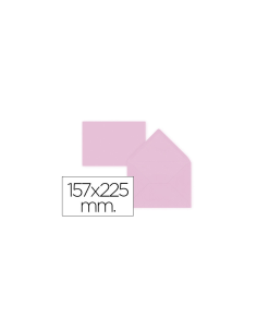 CI | Sobre liderpapel c5-ea5 rosa palido 157x225mm 80 gr...