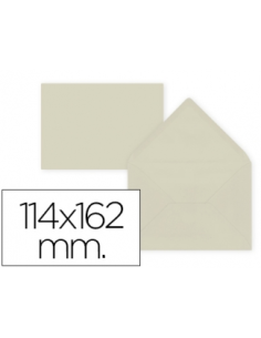 CI | Sobre liderpapel c6 blanco 114x162 mm 80gr pack de...