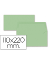 CI | Sobre liderpapel americano verde 110x220 mm 80 gr pack de 9 unidades