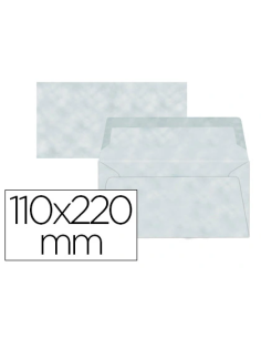 CI | Sobre liderpapel americano azul pergamino 110x220 mm...