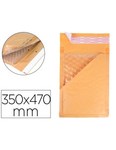 CI | Sobre burbujas crema q-connect k/7 350 x 470 mm caja...
