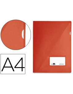 CI | Carpeta liderpapel dossier a4 uñero roja