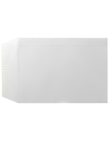 CI | Sobre liderpapel bolsa blanco 310x410 mm solapa tira de silicona papel offset 100 gr caja de 250 unidades