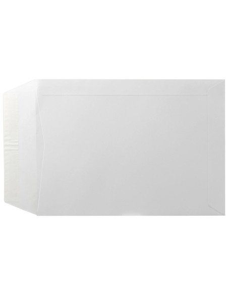CI | Sobre liderpapel bolsa blanco 310x410 mm solapa tira de silicona papel offset 100 gr caja de 250 unidades
