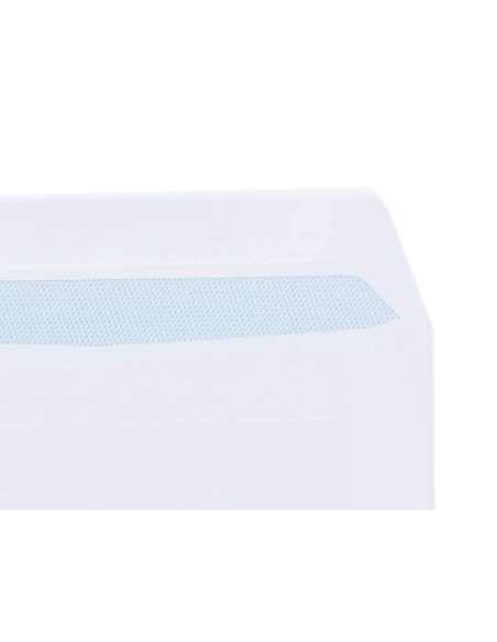 CI | Sobre liderpapel bolsa blanco 310x410 mm solapa tira de silicona papel offset 100 gr caja de 250 unidades