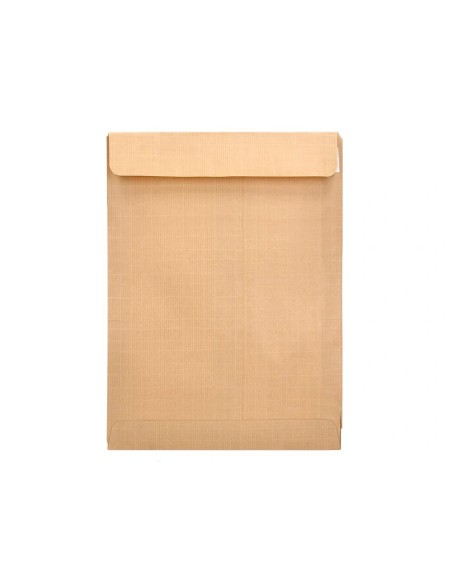 CI | Sobre liderpapel bolsa n.13 kraft 310x410 mm tira de silicona caja de 250 unidades
