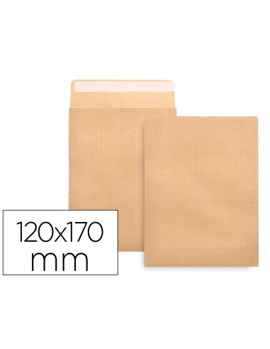 CI | Sobre liderpapel bolsa n.2 kraft salarios 120x176 mm tira de silicona caja de 1000 unidades