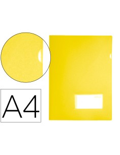 CI | Carpeta liderpapel dossier a4 u ero amarillo fluor...