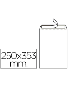 CI | Sobre liderpapel bolsa n.10 blanco folio prolongado...