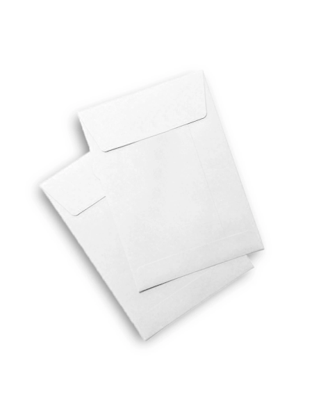CI | Sobre bolsa a-6 offset blanco 100g 184x261 mm con tira de silicona -caja 250