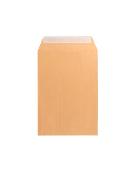 CI | Sobre liderpapel bolsa n.6 kraft cuarto prolongado 184x261mm tira de silicona caja de 250 unidades
